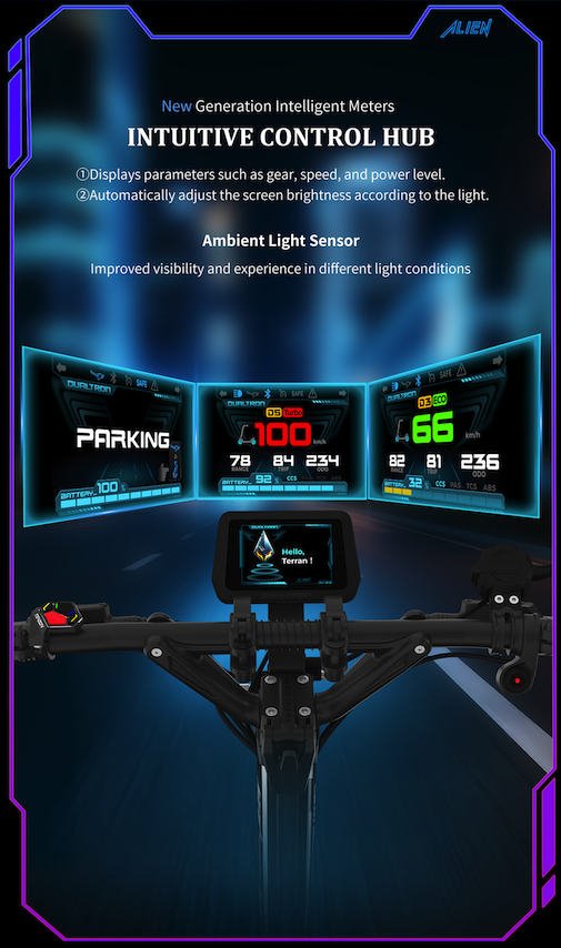 TROTTINETTE ELECTRIQUE DUALTRON ALIEN | 72V 40Ah