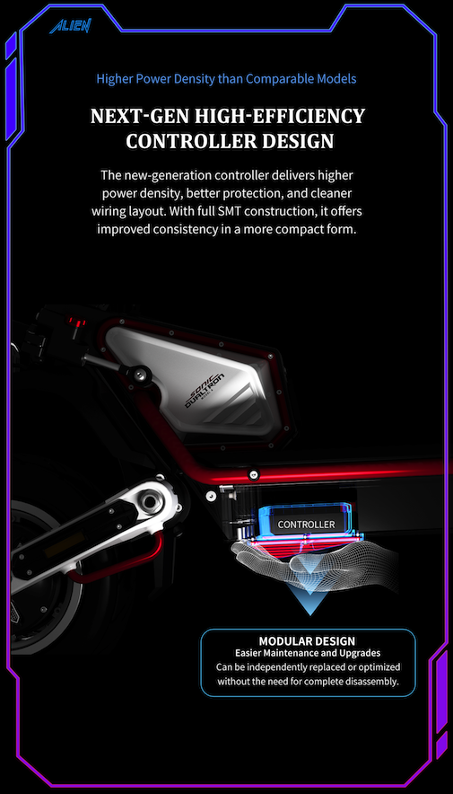 TROTTINETTE ELECTRIQUE DUALTRON ALIEN | 72V 40Ah