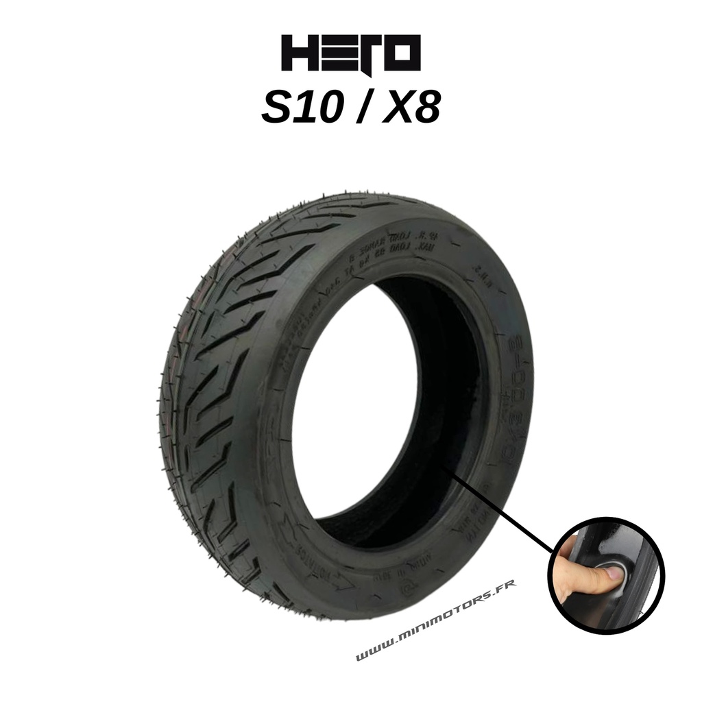 NEUMÁTICO ANTI-PINCHAZOS HERO (10 PULGADAS)