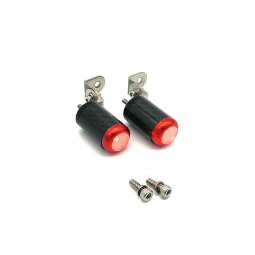 SOPORTES PARA LUCES TRASERAS LED CARBON REVO - 1 PAR - UNIVERSAL