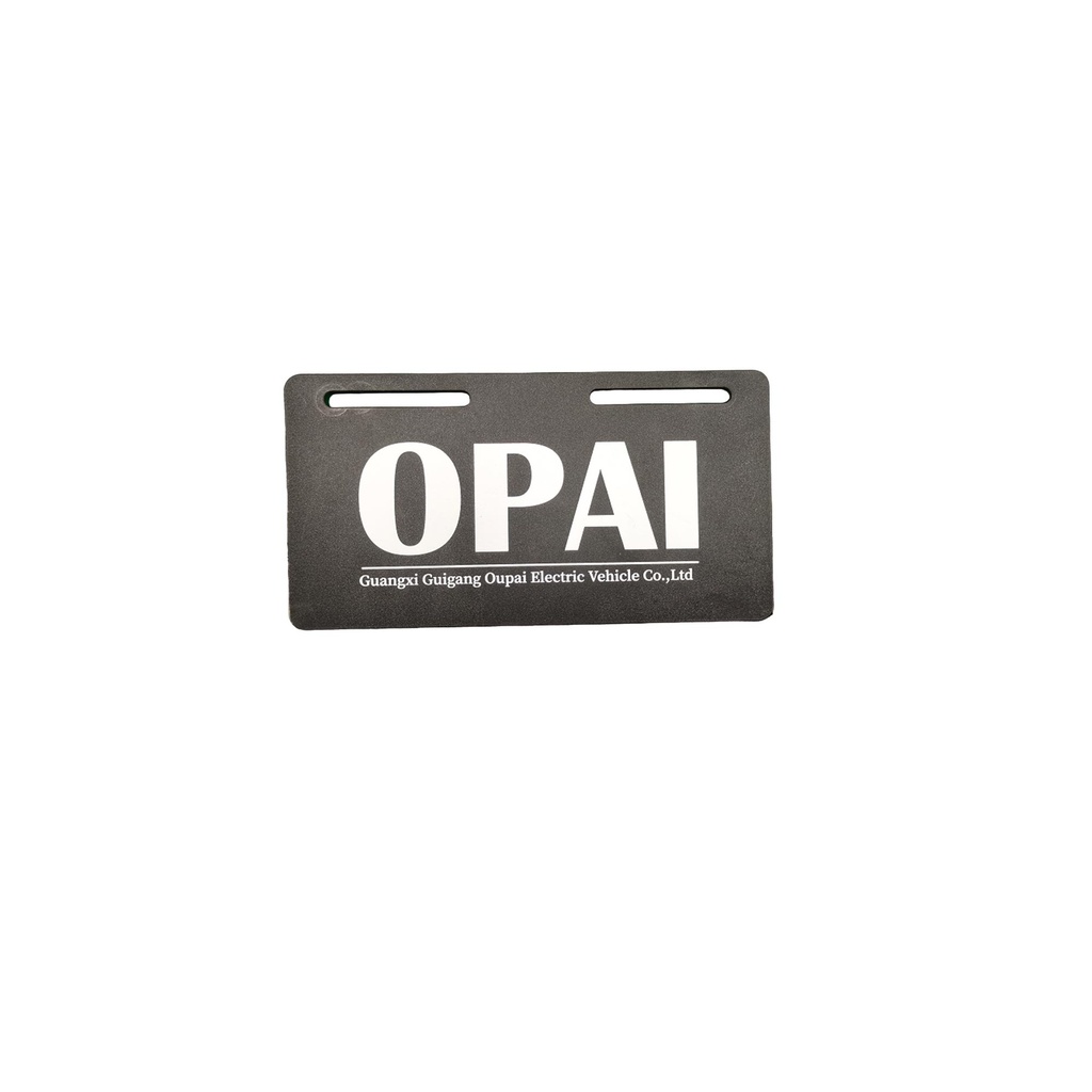 OPAI YW-04 | OPAI ADVERTISING LICENSE PLATE